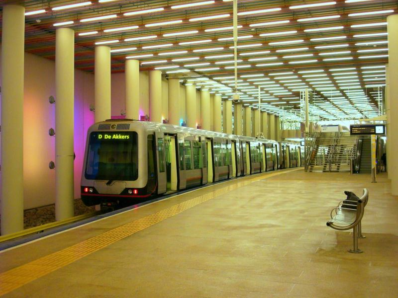 Metro-station Rotterdam Centraal tegenwoordig