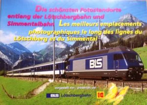 Fotostanden entlang der Lotschenbergbahn