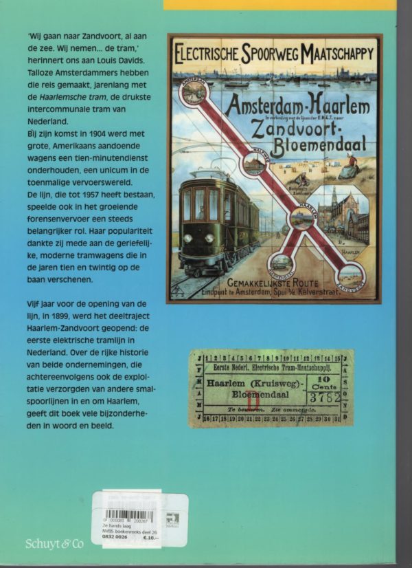 NVBS reeks 26 Het trambedrijf van de NZH Amsterdam - Zandvoort 1899-1957